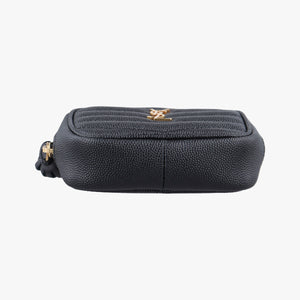 Pre-owned Yves Saint Laurent baby lou Black Leather 635088 shoulderbag | stylenewstar