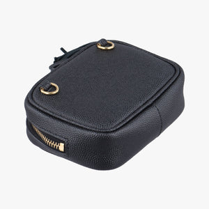Pre-owned Yves Saint Laurent baby lou Black Leather 635088 shoulderbag | stylenewstar