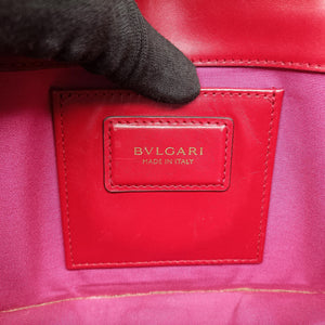 Vintage Bvlgari SERPENTI FOREVER Red Leather shoulderbag | stylenewstar
