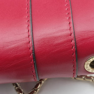 Vintage Bvlgari SERPENTI FOREVER Red Leather shoulderbag | stylenewstar