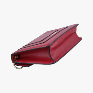 Vintage Bvlgari SERPENTI FOREVER Red Leather shoulderbag | stylenewstar