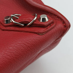 Pre-owned Balenciaga Papier A4 Red Leather 370926 handbag | stylenewstar