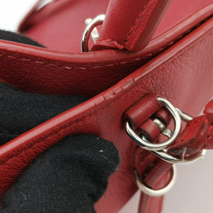 Pre-owned Balenciaga Papier A4 Red Leather 370926 handbag | stylenewstar