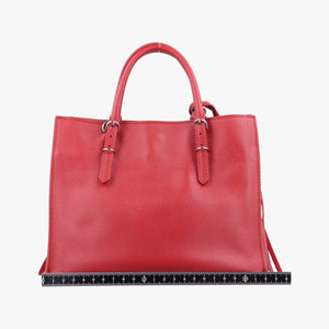 Pre-owned Balenciaga Papier A4 Red Leather 370926 handbag | stylenewstar