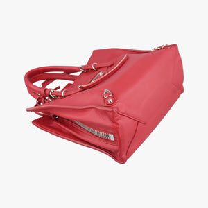 Pre-owned Balenciaga Papier A4 Red Leather 370926 handbag | stylenewstar