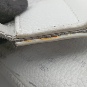 Vintage Christian Dior Saddle White Leather bum bag/waist bag | stylenewstar