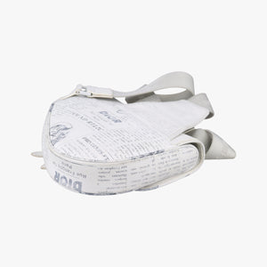 Vintage Christian Dior Saddle White Leather bum bag/waist bag | stylenewstar