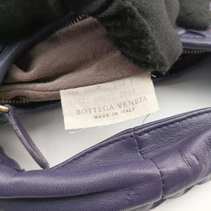 Pre-owned Bottega Veneta Intrecciato Purple lambskin handbag | stylenewstar