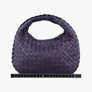 Pre-owned Bottega Veneta Intrecciato Purple lambskin handbag | stylenewstar