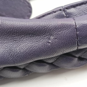 Pre-owned Bottega Veneta Intrecciato Purple lambskin handbag | stylenewstar