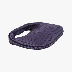 Pre-owned Bottega Veneta Intrecciato Purple lambskin handbag | stylenewstar
