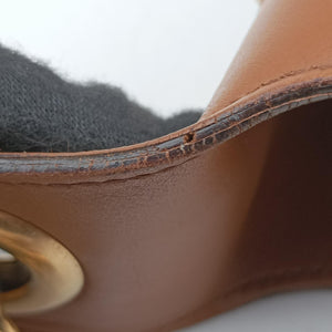 Pre-owned Gucci New Jackie Beige x Brown Suede×leather 120888 shoulderbag | stylenewstar