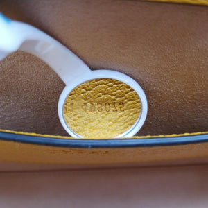 Pre-owned Gucci Diana Jumbo GG Mini Yellow Leather 702721 shoulderbag | stylenewstar