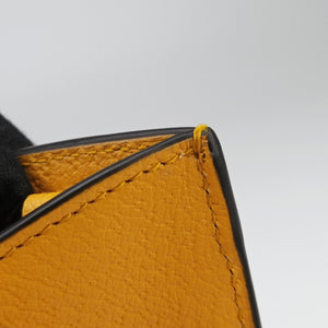 Pre-owned Gucci Diana Jumbo GG Mini Yellow Leather 702721 shoulderbag | stylenewstar