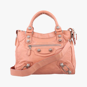Secondhand Balenciaga Giant City Pink lambskin shoulderbag | stylenewstar