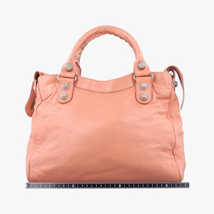 Secondhand Balenciaga Giant City Pink lambskin shoulderbag | stylenewstar