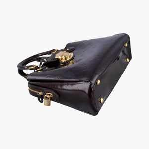 Secondhand Louis Vuitton MELROSE AVENUE AMARANTE Vernis M93757 handbag | stylenewstar