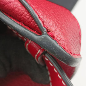 Pre-owned Loewe Hammock Burgundy Leather shoulderbag | stylenewstar