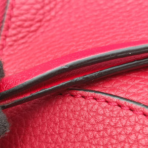 Pre-owned Loewe Hammock Burgundy Leather shoulderbag | stylenewstar