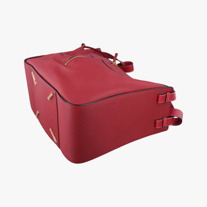 Pre-owned Loewe Hammock Burgundy Leather shoulderbag | stylenewstar