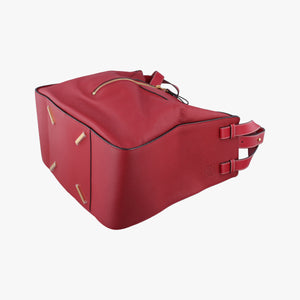 Pre-owned Loewe Hammock Burgundy Leather shoulderbag | stylenewstar