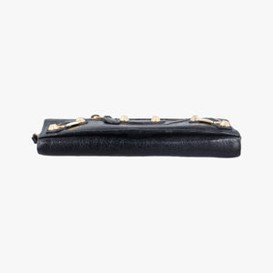 Pre-owned Balenciaga The Giant Black Leather handbag | stylenewstar