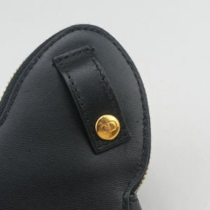 Pre-owned Christian Dior 30 Montaigne Removable Black Lambskin bum bag/waist bag | stylenewstar