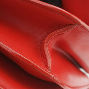 Pre-owned Celine Classic Box Red Leather shoulderbag | stylenewstar