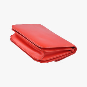 Pre-owned Celine Classic Box Red Leather shoulderbag | stylenewstar