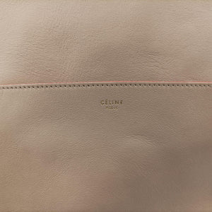 Pre-owned Celine Sangle Bucket Beige Leather shoulderbag | stylenewstar