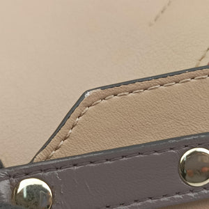 Pre-owned Celine Sangle Bucket Beige Leather shoulderbag | stylenewstar