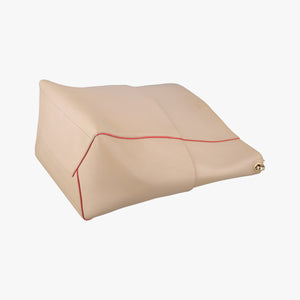 Pre-owned Celine Sangle Bucket Beige Leather shoulderbag | stylenewstar