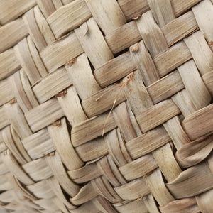 Pre-owned Loewe basket Beige×Brown Leather × Raffia shoulderbag | stylenewstar