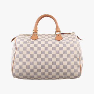 Secondhand Louis Vuitton Speedy 30 AZUR Damier Canvas N41533 handbag | stylenewstar
