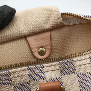 Secondhand Louis Vuitton Speedy 30 AZUR Damier Canvas N41533 handbag | stylenewstar