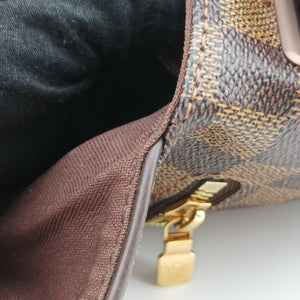 Pre-owned Louis Vuitton BROOKLYN GM EBENE Damier Canvas N51212 shoulderbag | stylenewstar