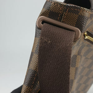Pre-owned Louis Vuitton BROOKLYN GM EBENE Damier Canvas N51212 shoulderbag | stylenewstar