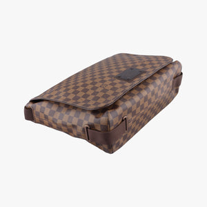 Pre-owned Louis Vuitton BROOKLYN GM EBENE Damier Canvas N51212 shoulderbag | stylenewstar