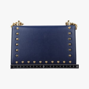 Pre-owned Gucci Padlock Navy Leather 432182 shoulderbag | stylenewstar