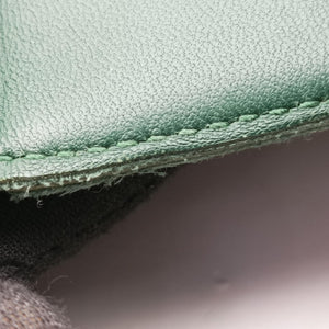 Pre-owned Bottega Veneta Cassette Green lambskin shoulderbag | stylenewstar