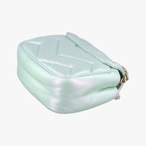 Pre-owned Gucci GG Marmont Green Leather 739682 shoulderbag | stylenewstar