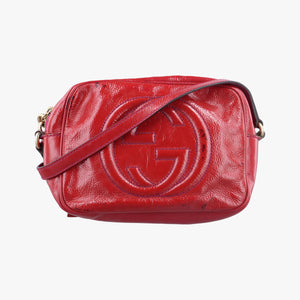Vintage Gucci Soho Red Patent Leather 308364 shoulderbag | stylenewstar