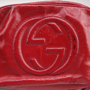Vintage Gucci Soho Red Patent Leather 308364 shoulderbag | stylenewstar