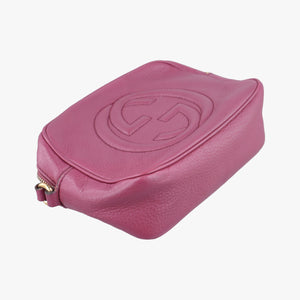 Pre-owned Gucci Soho Purple Leather 308364 shoulderbag | stylenewstar