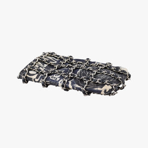 Pre-owned Chanel Tech Me Out phone case Navy x White Canvas AP1161 shoulderbag | stylenewstar