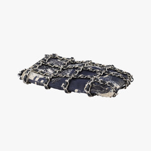 Pre-owned Chanel Tech Me Out phone case Navy x White Canvas AP1161 shoulderbag | stylenewstar