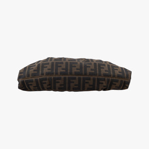 Pre-owned Fendi Tobacco Zucca Chef Brown×pink Canvas×Leather 8BR445 shoulderbag | stylenewstar