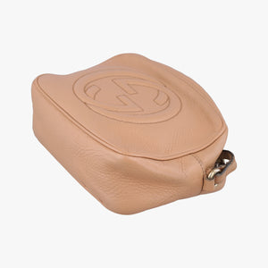 Pre-owned Gucci Soho Beige Leather 308364 shoulderbag | stylenewstar