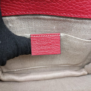 Vintage Gucci Interlocking G Red Leather 510304 shoulderbag | stylenewstar