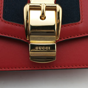 Secondhand Gucci Sylvie Red Leather 494646 shoulderbag | stylenewstar